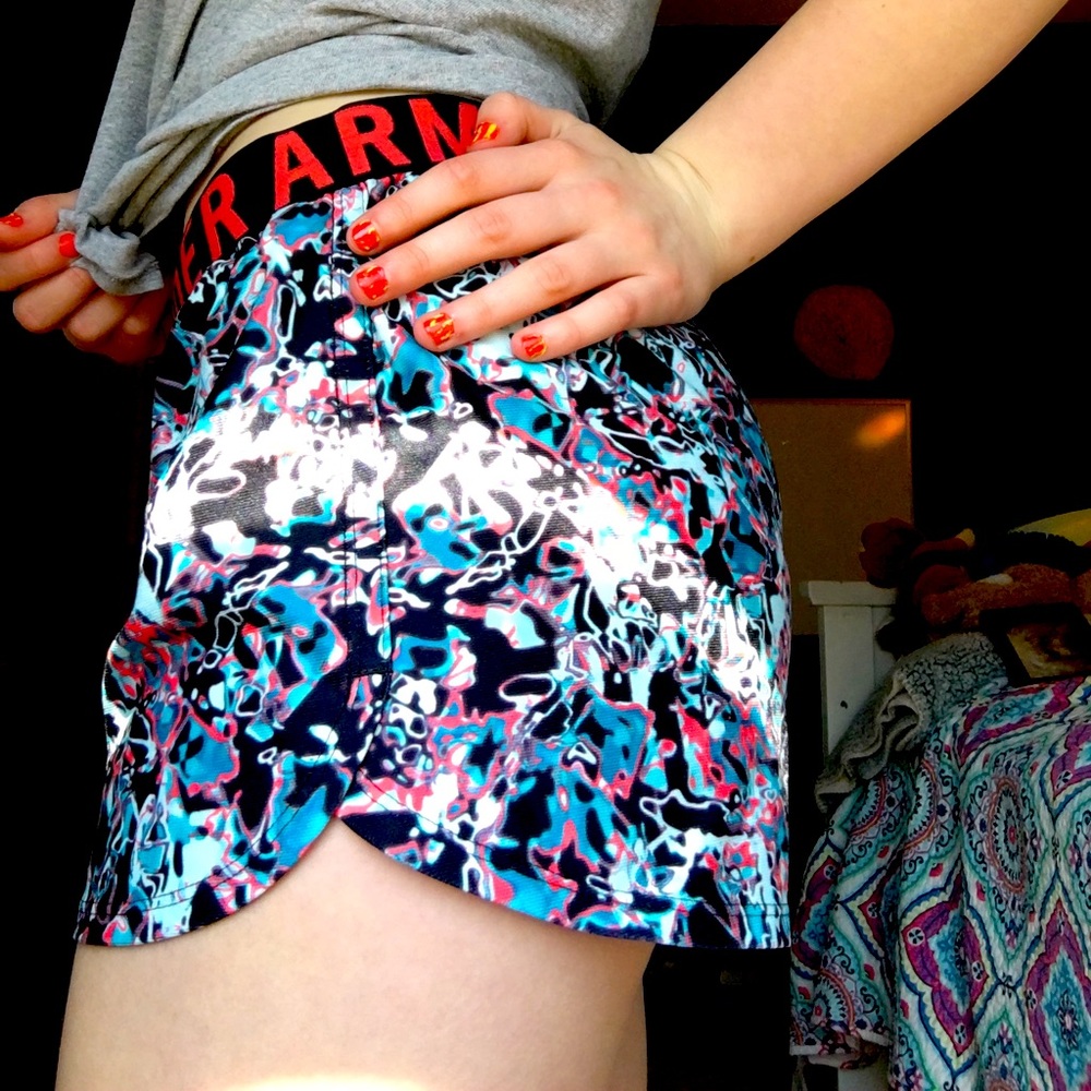 Under armor colorful shorts
